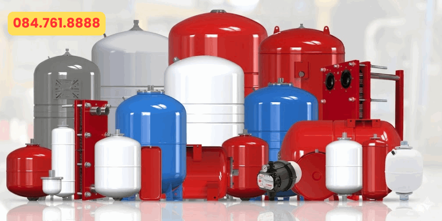 Bình giãn nở Aquafill Varem 50L được sử dụng rộng rãi trong các hệ thống tuần hoàn kín