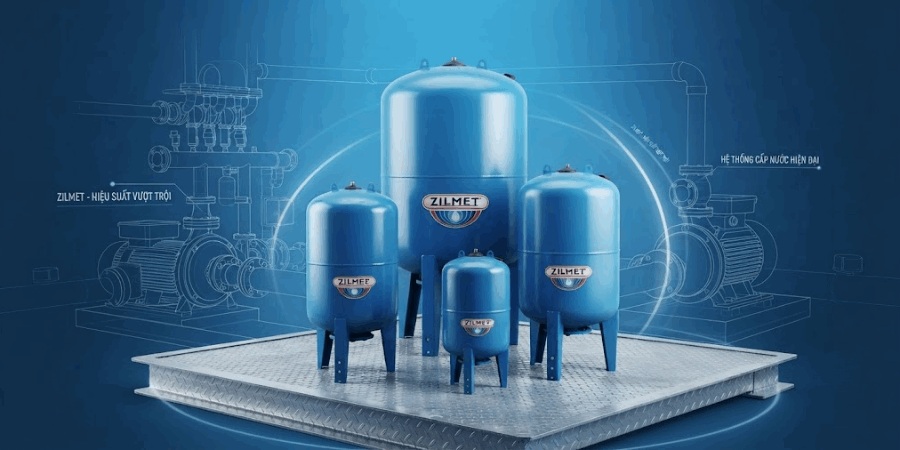 Zilmet là thương hiệu chuyên về bình giãn nở và bình áp lực 