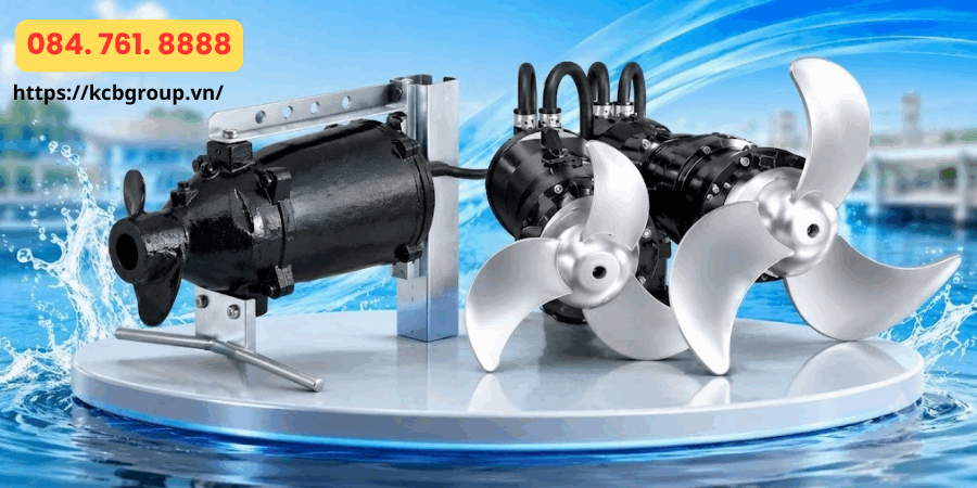 Máy khuấy chìm Tsurumi MR43NF3.0 hệ thống bảo vệ động cơ an toàn