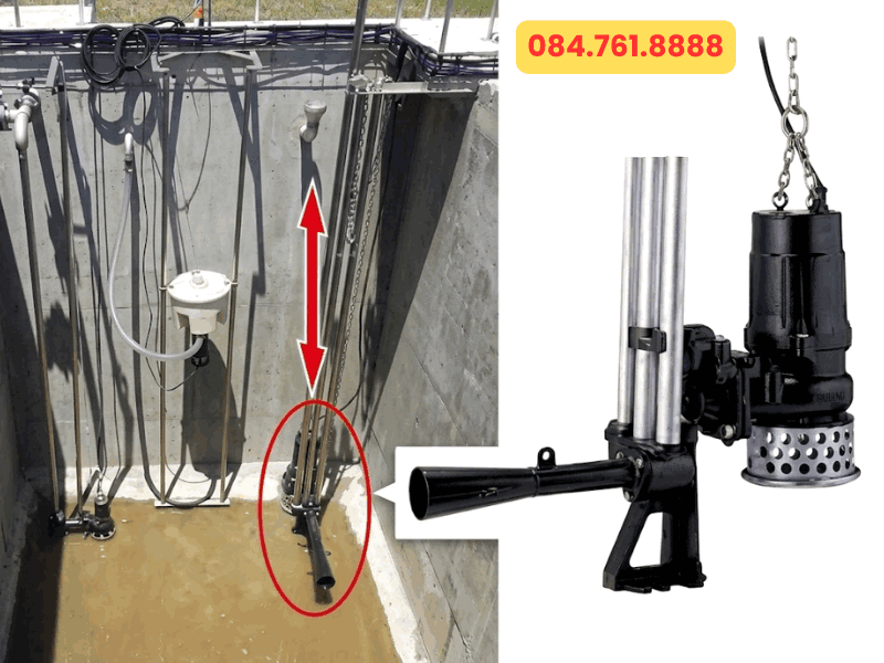 Tsurumi Seri 8-Ber4 thiết kế tối ưu không gian và triệt tiêu tiếng ồn vượt trội